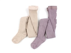 MP lilac shadow mix cotton tights (2-pack)